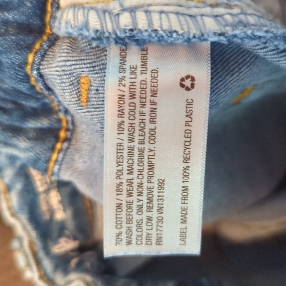 Cat & Jack Skinny Jeans Super Stretch with Adjustable Waistband Girls Size 10 - Picture 4 of 4